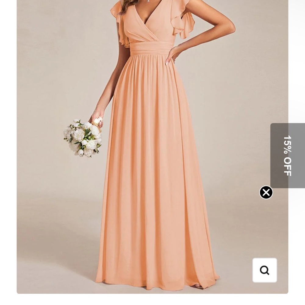 Ever Pretty Peach Maxi Dress